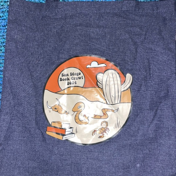 2024 San Diego Book Crawl Tote Bag - Picture 1 of 3